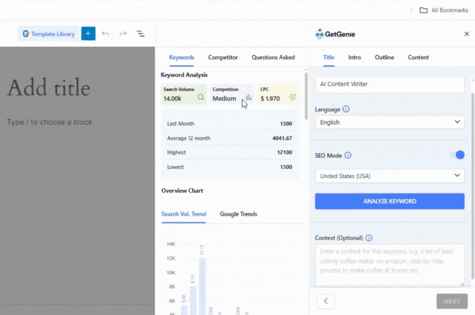 Competitor Analysis with GetGenie