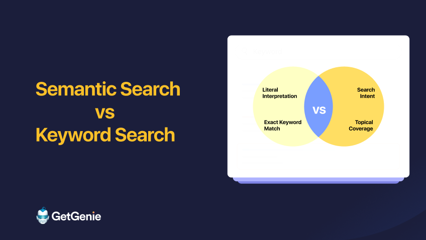 Semantic search vs keyword search- Featured image