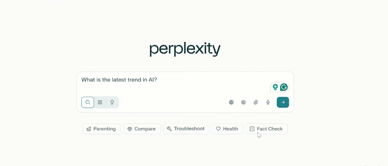 Perplexity AI output