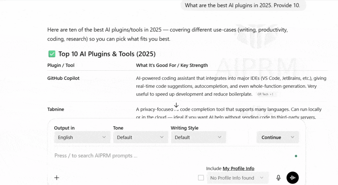 ChatGPT AI visibility