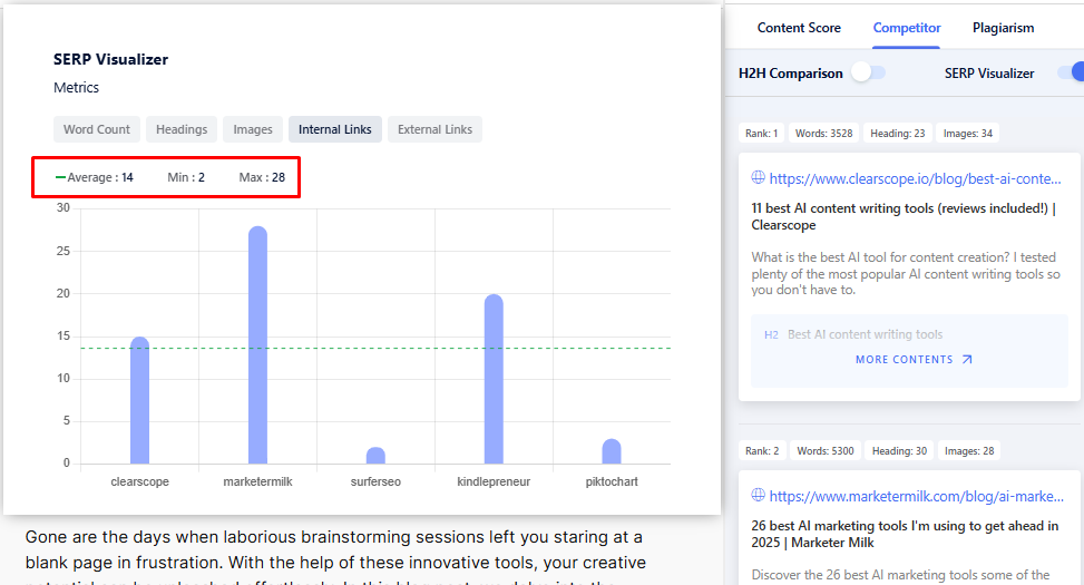 Visualiseur SERP GetGenie