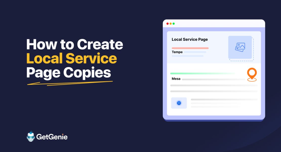 How to Write Local Service Page Copies