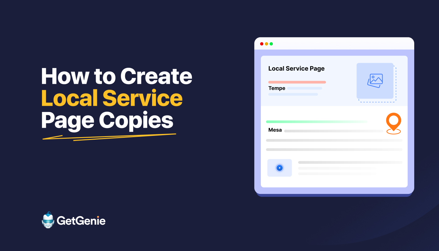 How to Write Local Service Page Copies