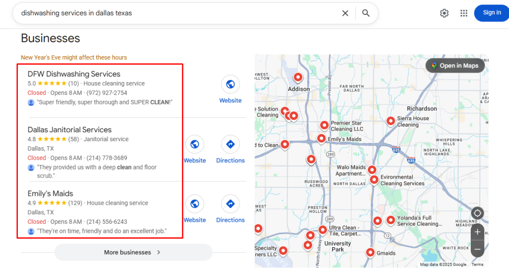 local SEOGoogle 3 pack
