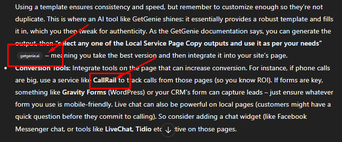 ChatGPT LLM Citation; LLM mention