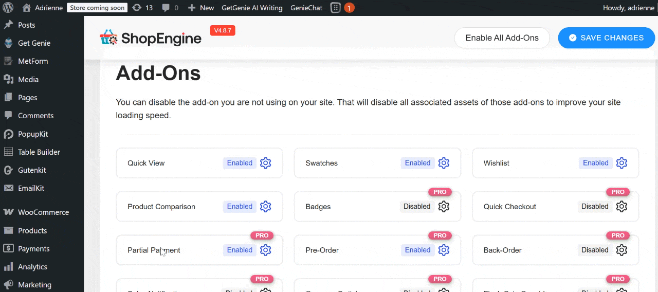 Edit the Product Page to Enable Partial Payment