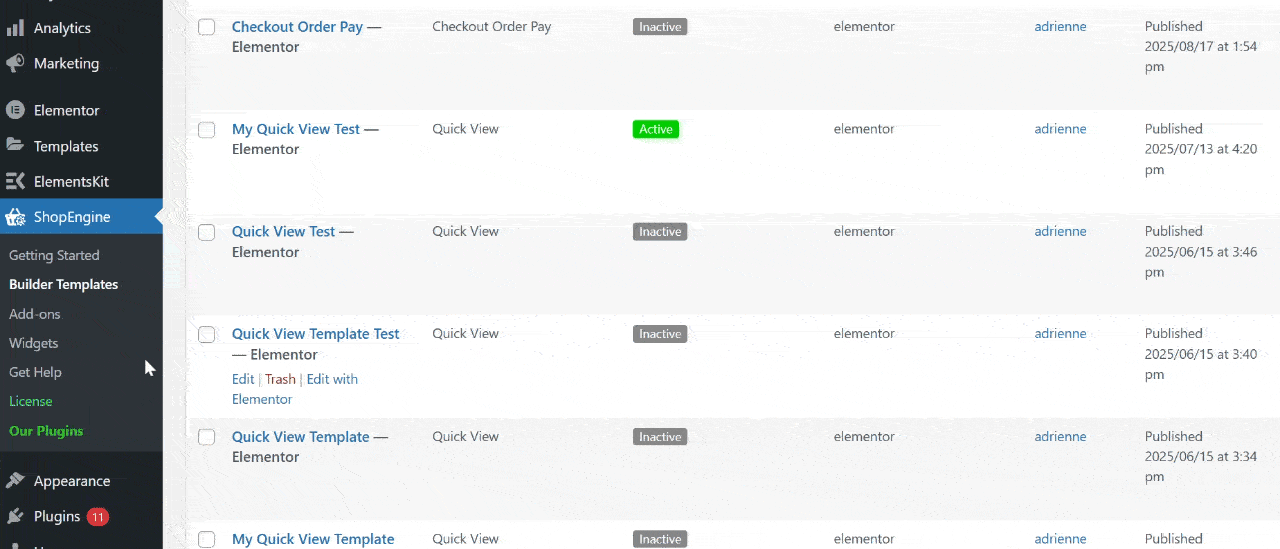 Create a Template for Due Payment